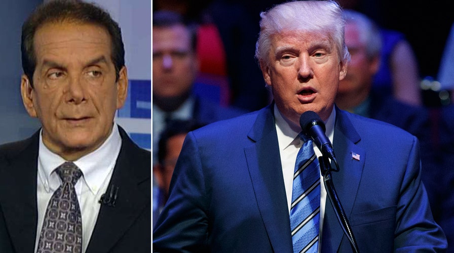 Krauthammer: With Trump, it's a character issue now