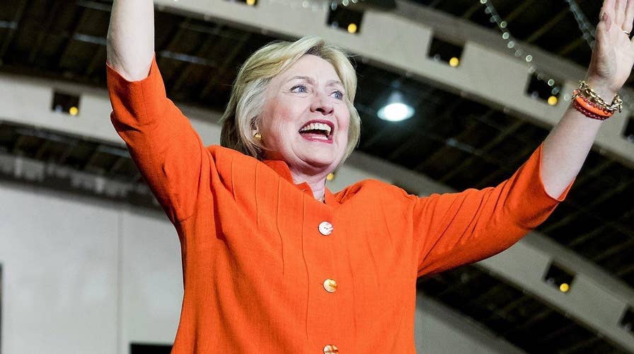 Clinton campaigns in crucial battleground state of Florida