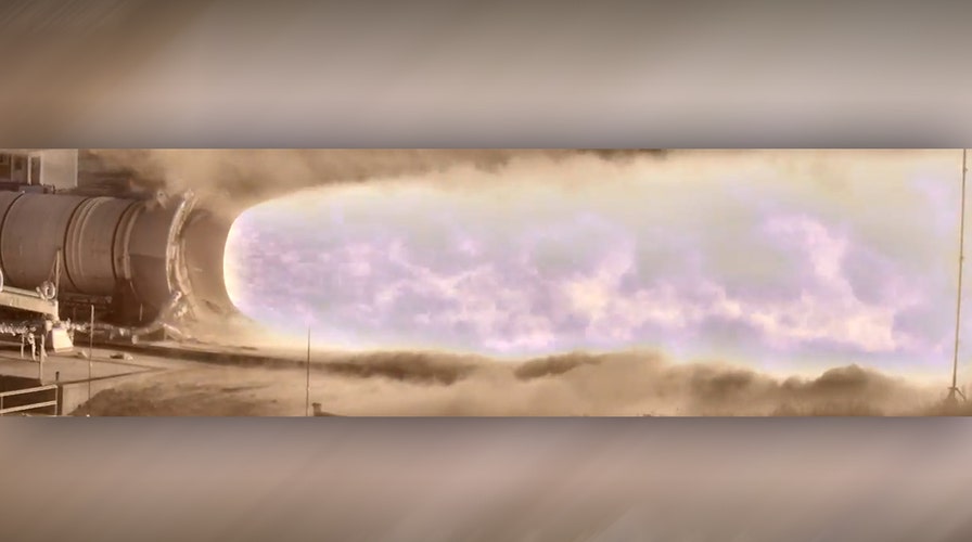NASA shares stunning slow-mo video of massive rocket booster