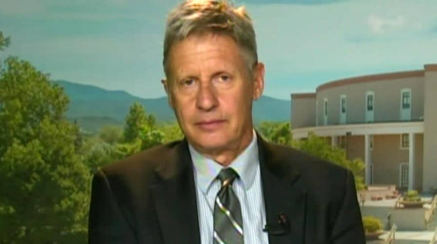 Gary Johnson: Eliminate corporate tax, cut military spending