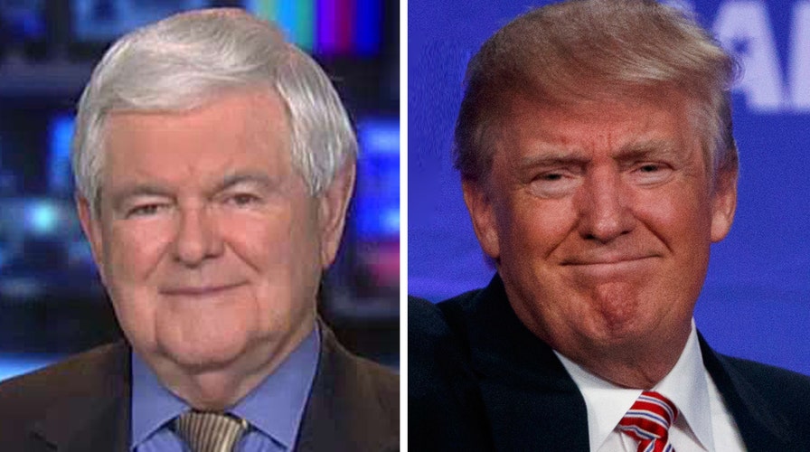 Gingrich: Trump represents real change to Washington