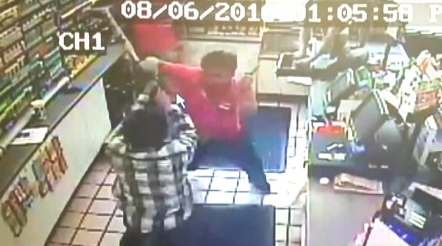 Brazen bat bandits violently attack store, clerks fight back