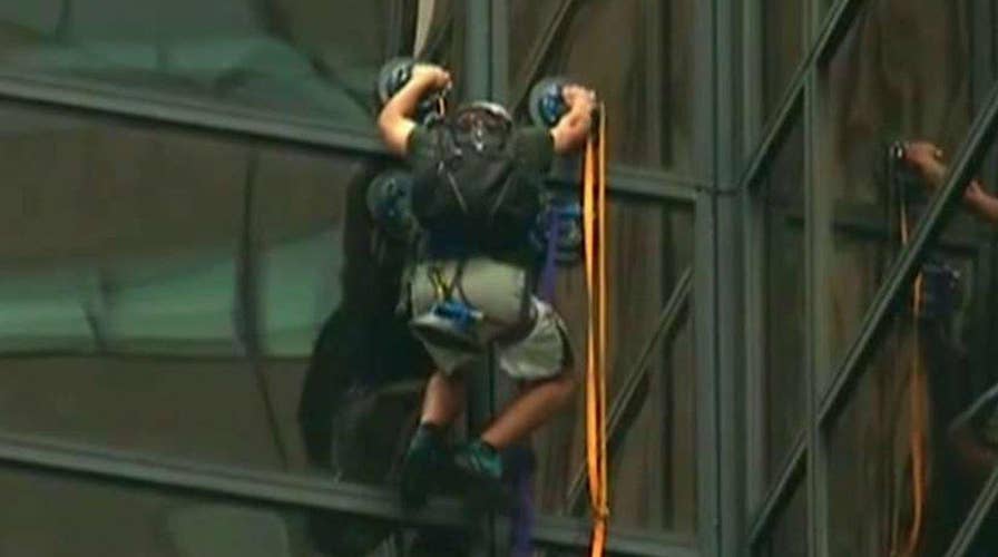 Eric Shawn reports: The Trump Tower climber