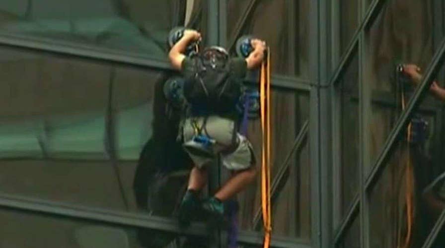 Eric Shawn reports: The Trump Tower climber