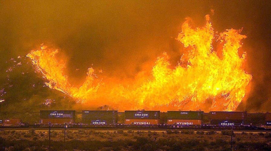 Fire destroys nearly 47 square miles east of Los Angeles