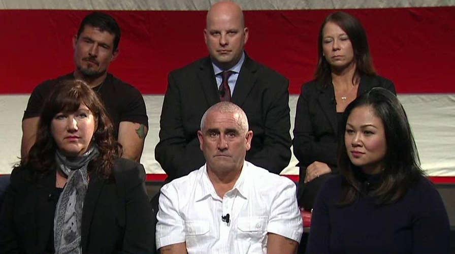 Victims of terror share their stories with Donald Trump