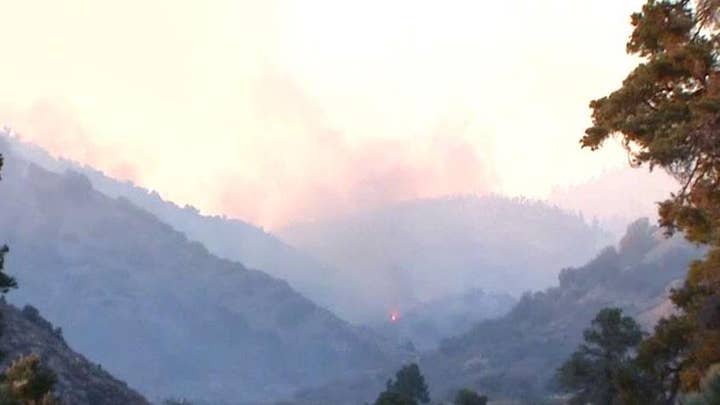 Crews continue to battle fire in Southern California