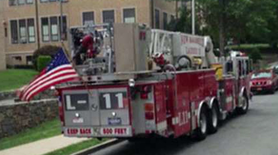 Town orders US flags removed from fire trucks