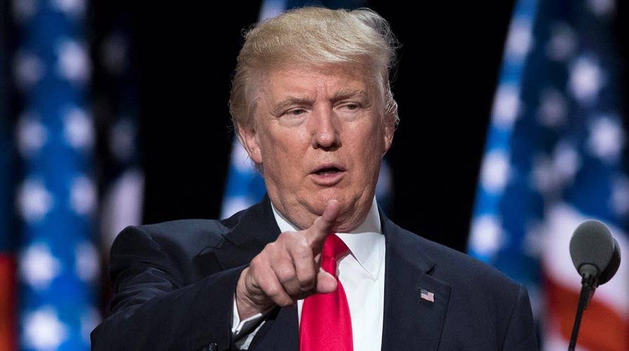 Donald Trump campaigning in North Carolina