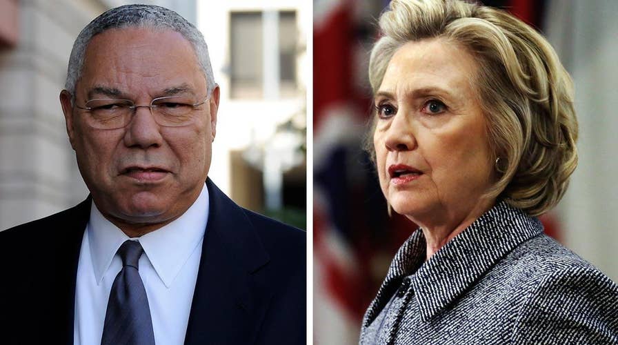 Powell denies report he told Clinton to use private email