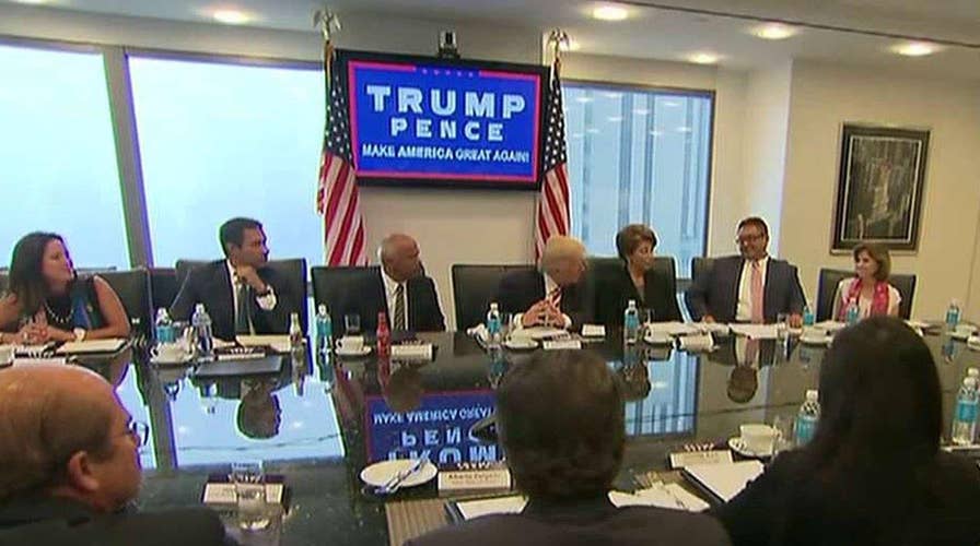 Trump meets with Hispanic leaders in New York City