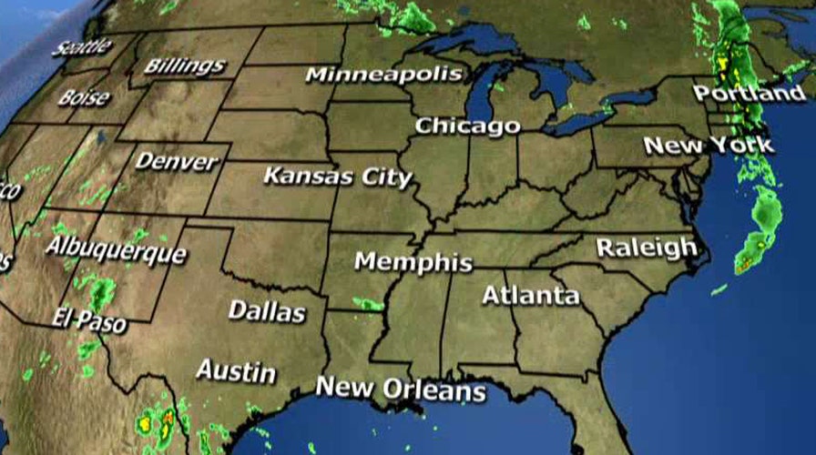 National forecast for Monday, August 22