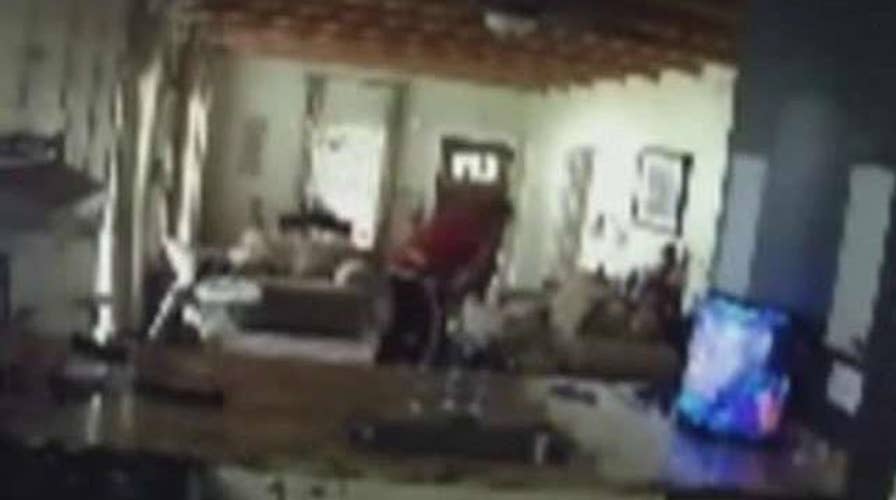 Nanny cam captures armed robber breaking into Atlanta home