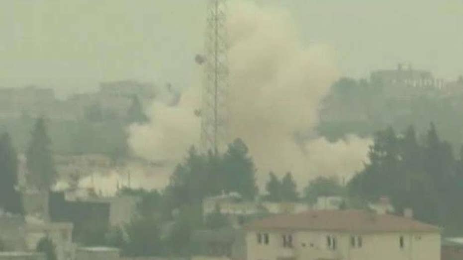 Turkish forces help drive ISIS out of Jarablus, Syria 