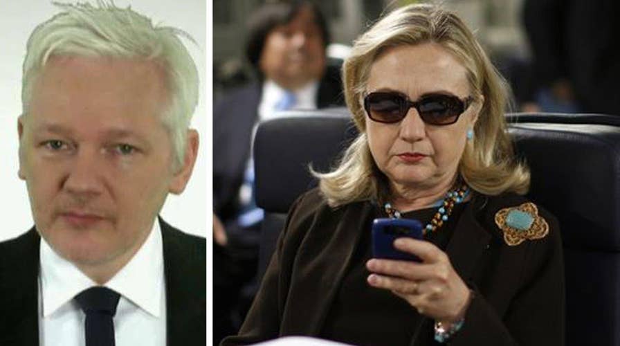 Julian Assange on possible 'October surprise' for Clinton