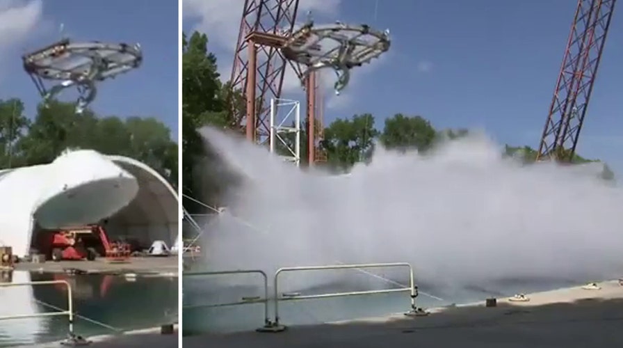 Splashdown! Water landing test for NASA's Orion spacecraft