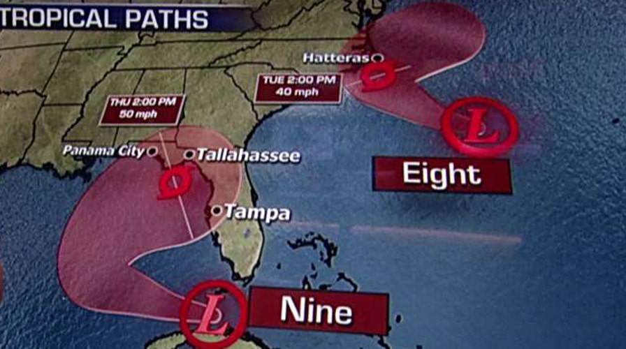 Storm strengthens to a tropical depression 