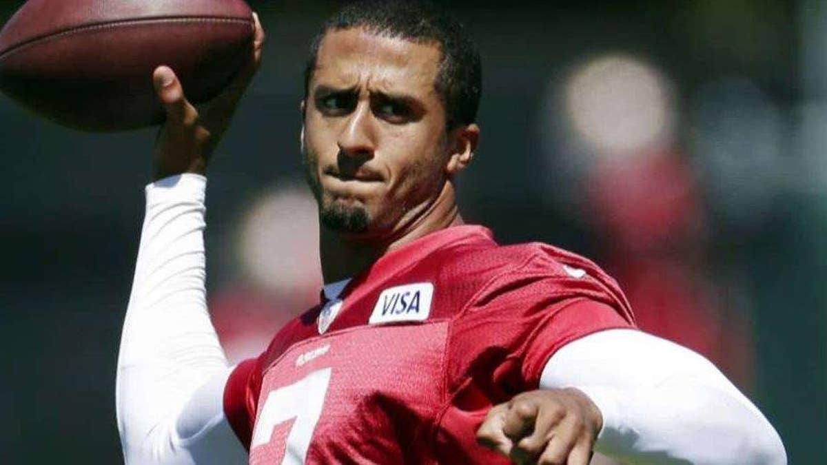 Kaepernick will sit through anthem until there's change
