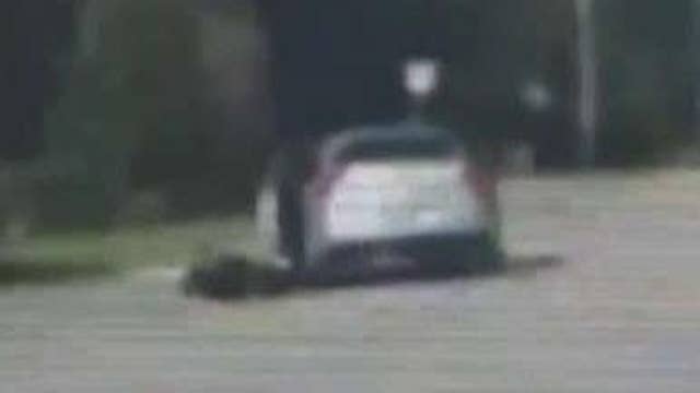 Police officer run over during traffic stop