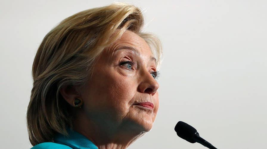 Who was the target of Clinton's Foreign Legion speech?