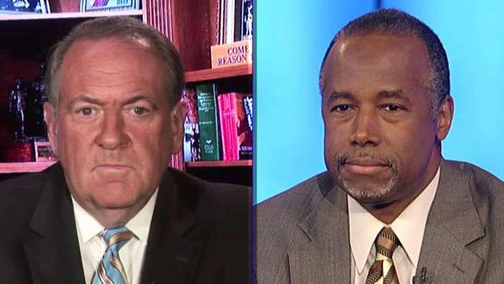 Mike Huckabee and Ben Carson react to FBI report on Clinton