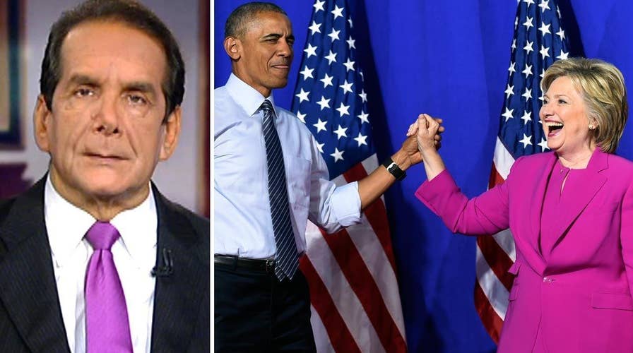 Krauthammer: How connections to Obama could hurt Clinton