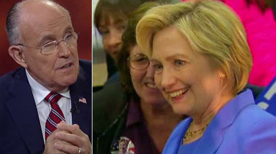 Rudy Giuliani: Clinton is 'dying by a thousand cuts'