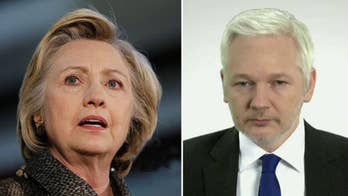 Assange says public has right to know about upcoming release of Clinton documents