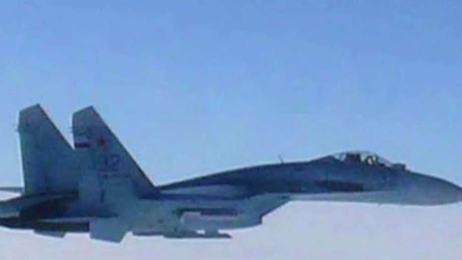 Russian Jet Flies Within 10 Feet Of Us Navy Spy Plane Defense Official Says Fox News