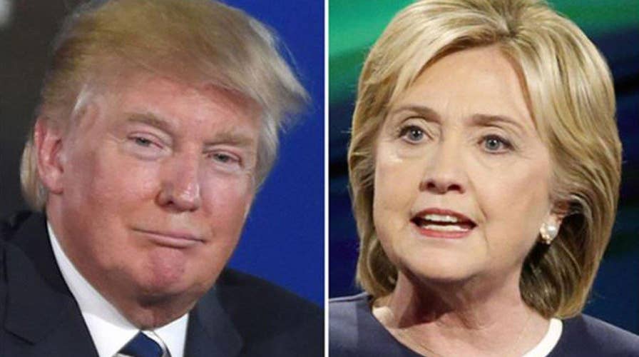 Clinton and Trump battle over national security