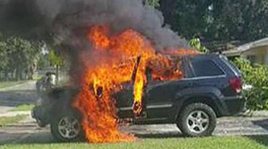 Samsung Galaxy Note 7 blamed for Jeep fire
