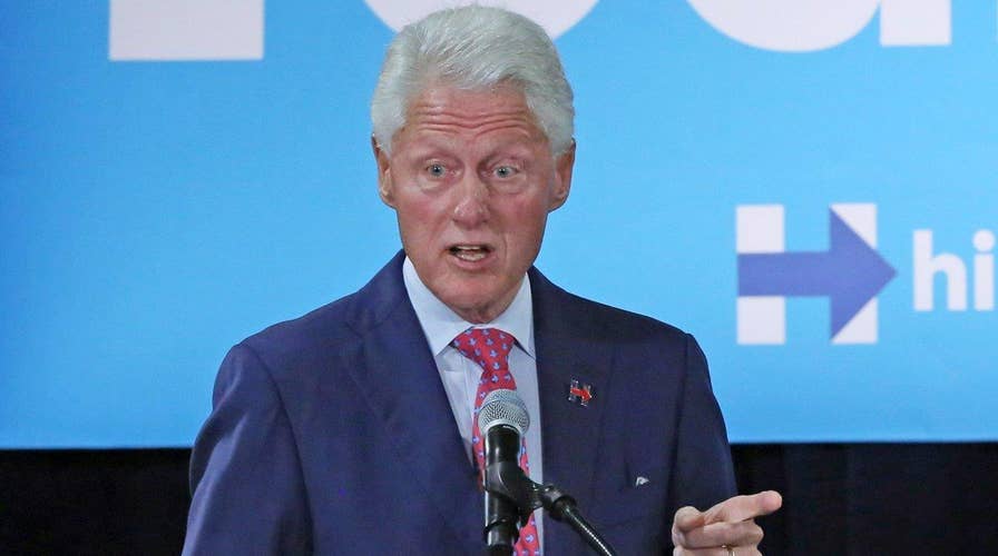 Bill Clinton says Trump's campaign slogan is racist