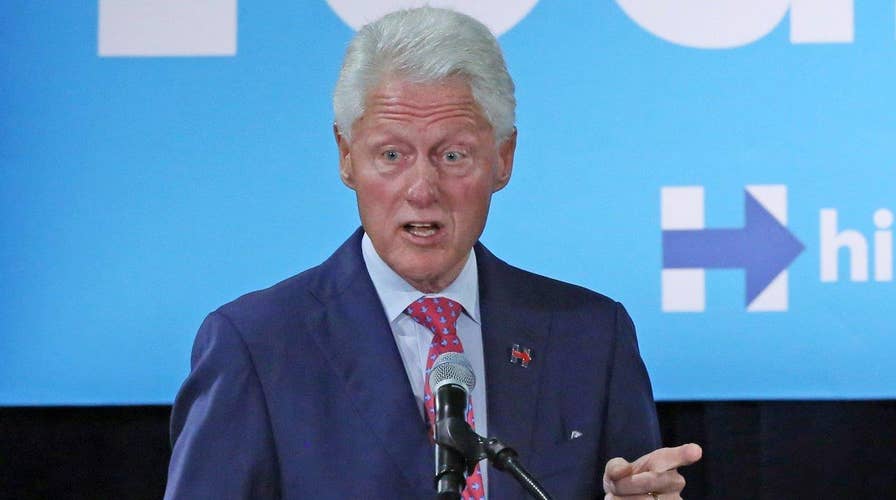 Bill Clinton says Trump's campaign slogan is racist