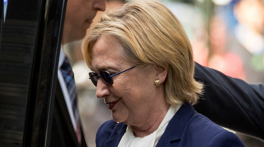 Video appears to show Clinton collapse as she leaves event