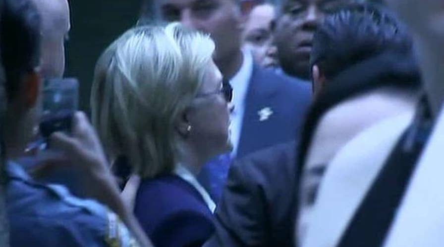 Campaign says Clinton felt 'overheated' at 9/11 ceremony
