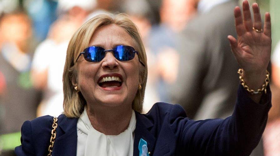 Clinton joins in on press bashing amid health questions