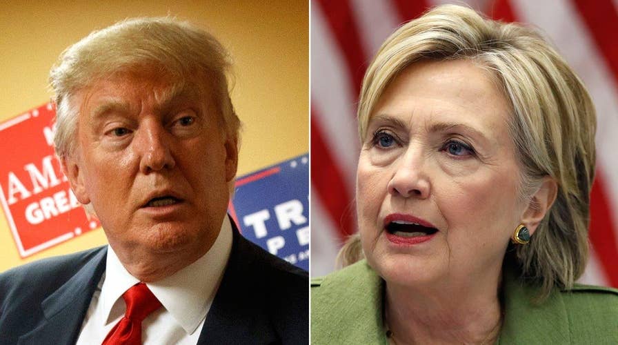 Trump rips Clinton's rhetoric, but not her health scare