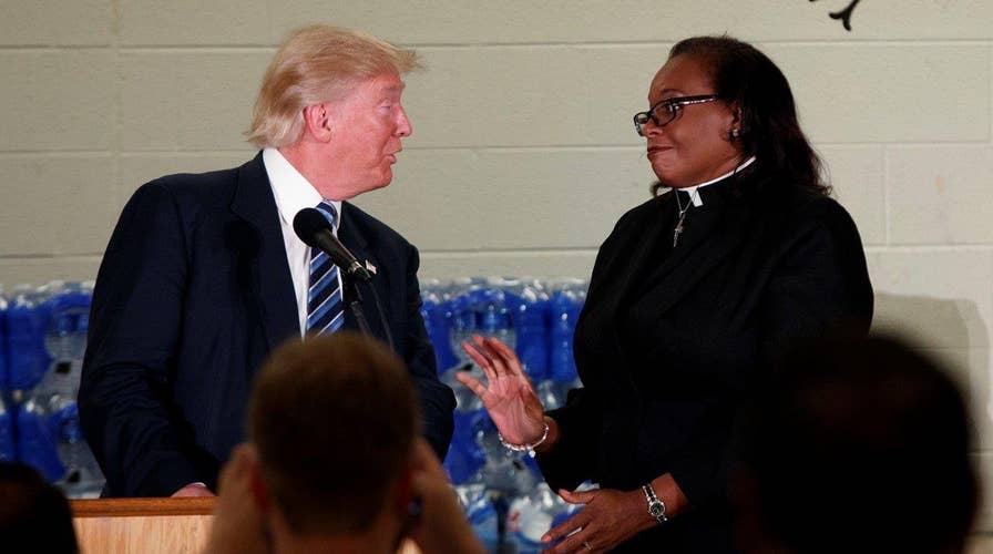 Pastor interrupts Trump, asks him not to give stump speech