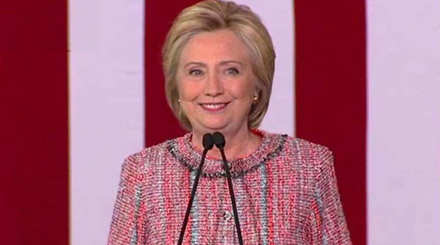 Clinton: Great to be back on the campaign trail