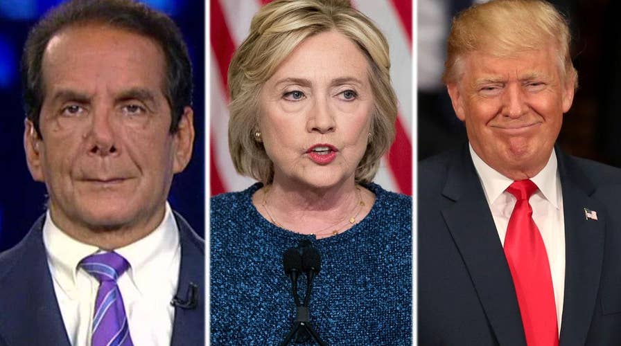Krauthammer: Clinton struggles against kinder, gentler Trump