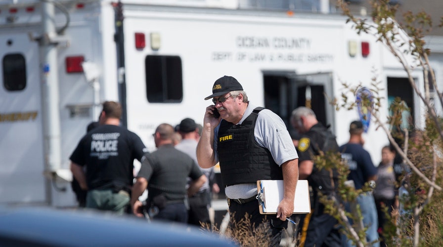 Local and federal officials investigate pipe bomb blast