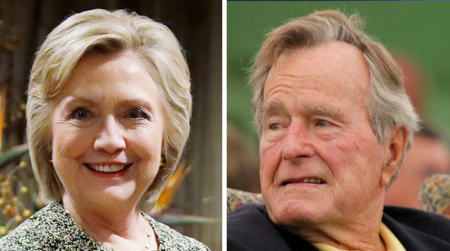Report: George H W Bush to vote for Hillary Clinton