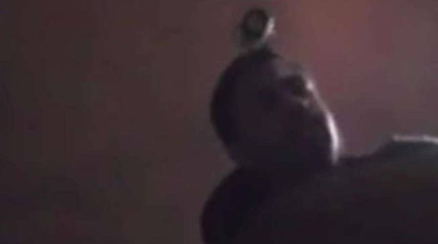 Police searching for robbery suspect captured on live stream