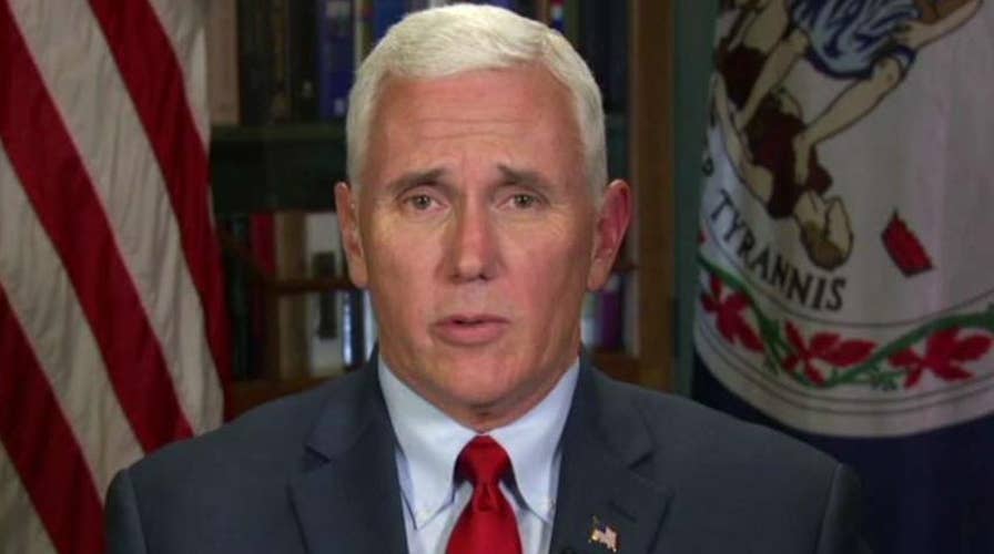 Mike Pence responds to President's criticism of Trump