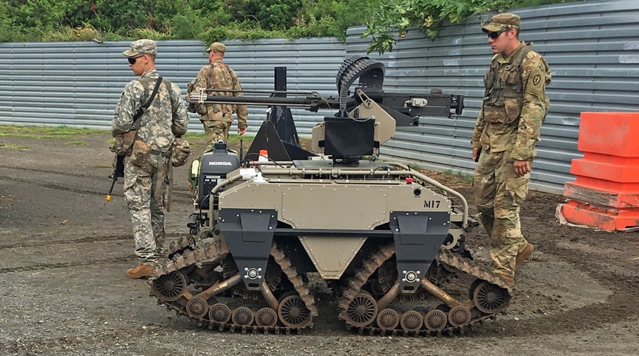 Self-driving car? How about a self-driving machine gun