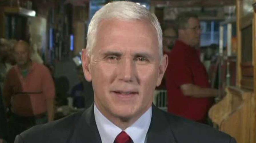 Mike Pence on Trump's biggest night of his political career