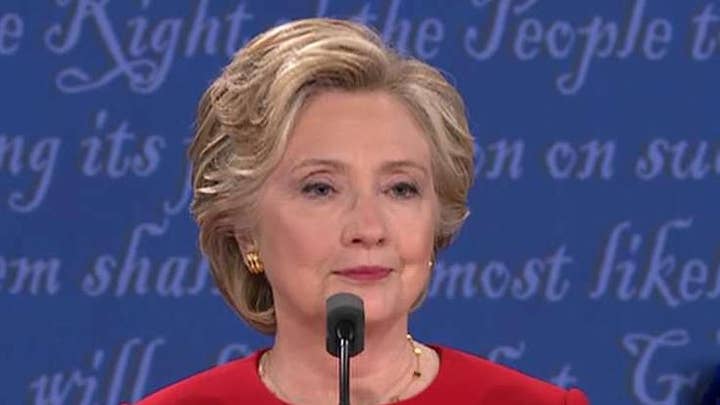 Did Clinton silence questions about stamina at debate?