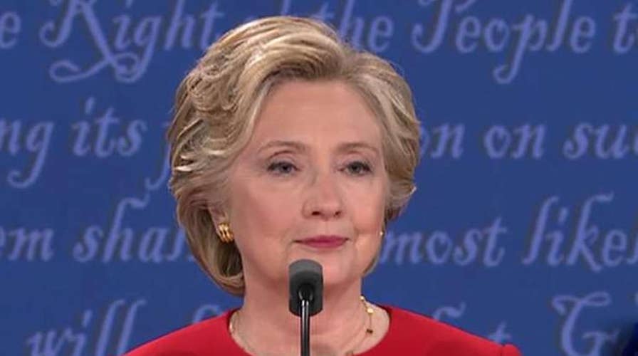 Did Clinton silence questions about stamina at debate?