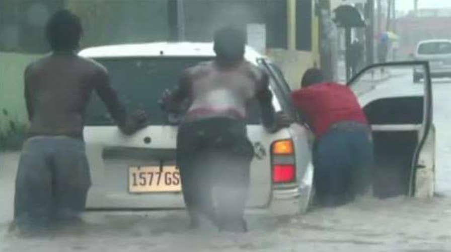 Hurricane Matthew threatens flooding in Haiti, Jamaica