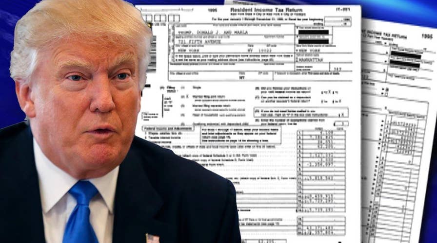 The political fallout over Trump's tax report